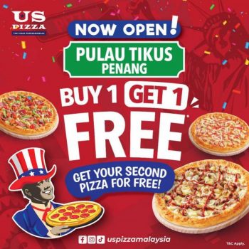 US-Pizza-Opening-Promo-at-Pulau-Tikus-Penang-350x350 - Beverages Food , Restaurant & Pub Penang Pizza Promotions & Freebies 