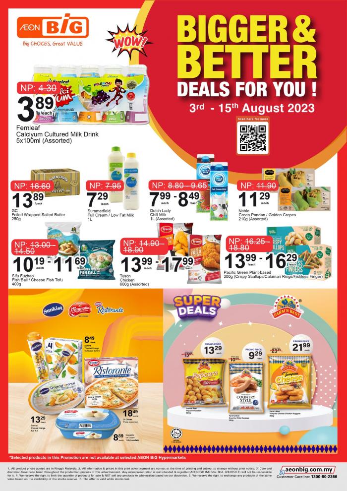 3-15 Aug 2023: AEON BiG Promotion Catalogue - EverydayOnSales.com