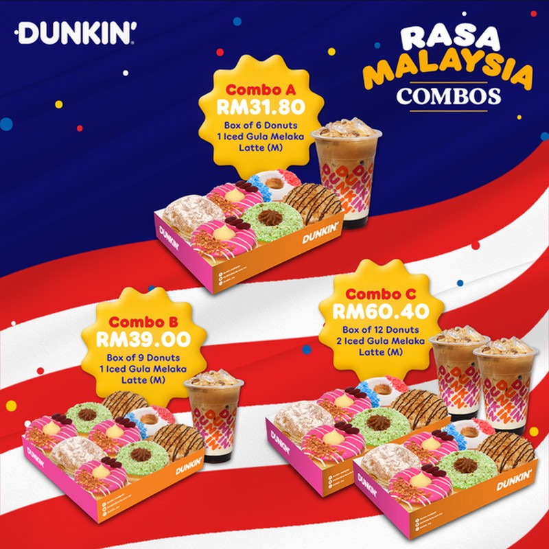 21 Aug 2023 Onward Dunkin' Merdeka Promo