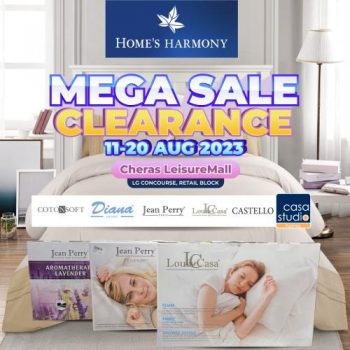 Homes-Harmony-Mega-Sale-Clearance-at-Cheras-Leisure-Mall-1-350x350 - Beddings Furniture Home & Garden & Tools Home Decor Kuala Lumpur Mattress Selangor Warehouse Sale & Clearance in Malaysia 