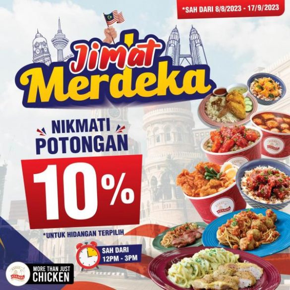 8 Aug-17 Sep 2023: Kedai Ayamas Jimat Merdeka 10% OFF Promotion ...