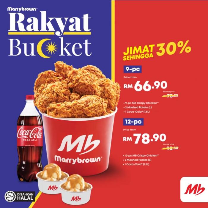 3 Aug 2023 Onward: Marrybrown Rakyat Bucket Special - EverydayOnSales.com