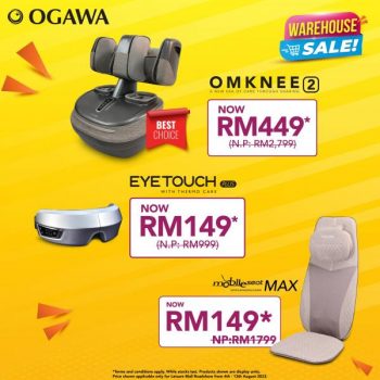 Ogawa-Warehouse-Sale-at-Cheras-Leisure-Mall-6-350x350 - Beauty & Health Furniture Home & Garden & Tools Home Decor Kuala Lumpur Massage Selangor Warehouse Sale & Clearance in Malaysia 