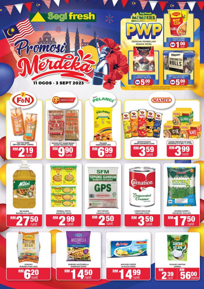 11 Aug-3 Sep 2023: Segi Fresh Merdeka Promotion - EverydayOnSales.com