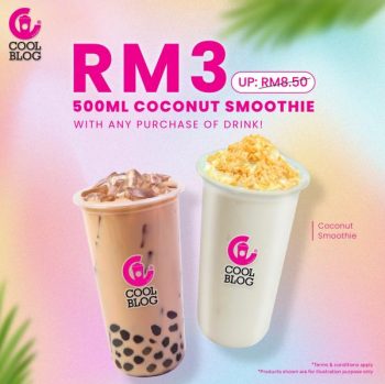 Coolblog-RM3-Coconut-Smoothie-Promotion-350x349 - Beverages Food , Restaurant & Pub Johor Kedah Kelantan Kuala Lumpur Melaka Negeri Sembilan Pahang Penang Perak Perlis Promotions & Freebies Putrajaya Sabah Sarawak Selangor Terengganu 