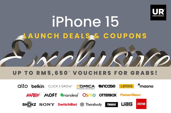 Now till 29 Sep 2023 Urban Republic iPhone15 Launch Deals