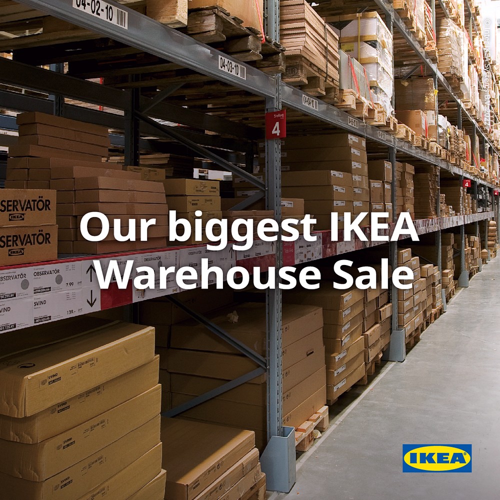 2629 Oct 2023 IKEA Warehouse Sale! Clearance Price As Low As RM2 only