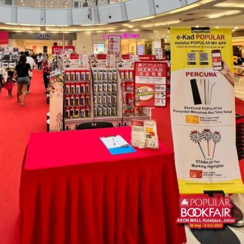 Popular-Book-Fair-at-AEON-Mall-Kulaijaya-9-350x350 - Books & Magazines Electronics & Computers Events & Fairs IT Gadgets Accessories Johor Stationery 