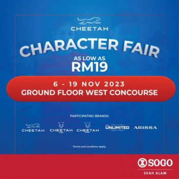 Cheetah-Character-Fair-at-SOGO-Shah-Alam-350x350 - Apparels Events & Fairs Fashion Accessories Fashion Lifestyle & Department Store Selangor 