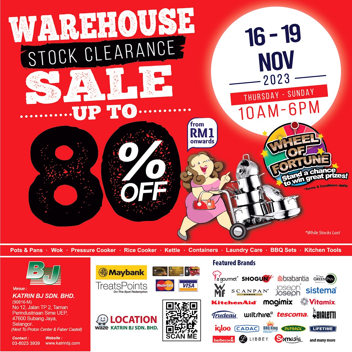 Kitchen Shop Clearance SALE in Malaysia