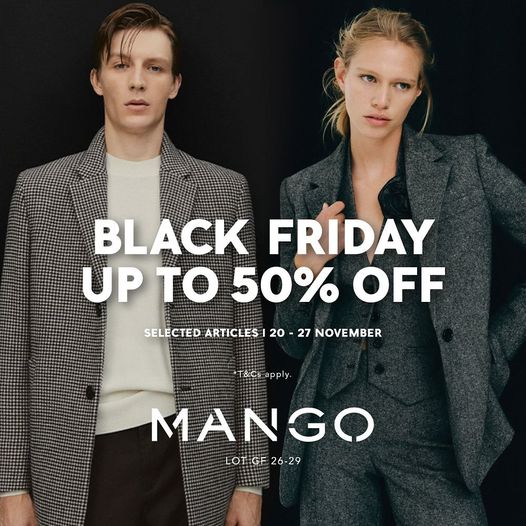 2027 Nov 2023 MANGO Black Friday Sale at Bangsar Village