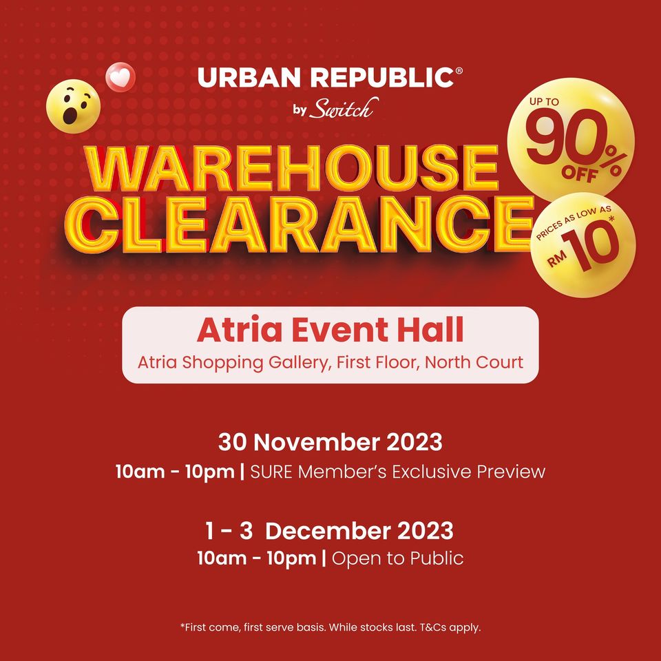 Massive Warehouse Clearance