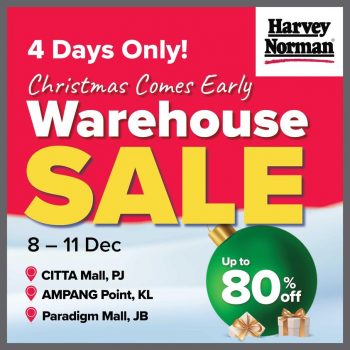 Harvey-Norman-Christmas-Comes-Early-4-Day-Warehouse-Sale-350x350 - Electronics & Computers Home Appliances Johor Kitchen Appliances Kuala Lumpur Selangor Warehouse Sale & Clearance in Malaysia 