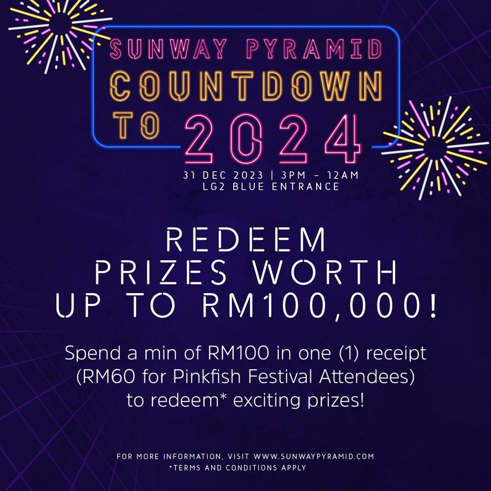 31 Dec 2023 Sunway Pyramid Countdown To 2024 Fiesta