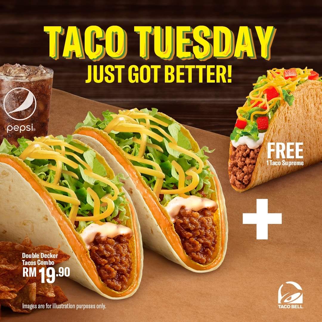 19 Dec 2023 Onward: Taco Bell Taco Tuesday Special - EverydayOnSales.com