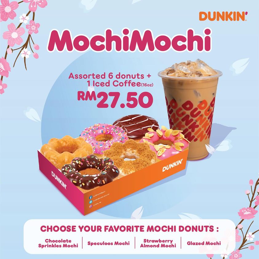 4 Jan 2024 Onward Dunkin' Mochi Donuts Special