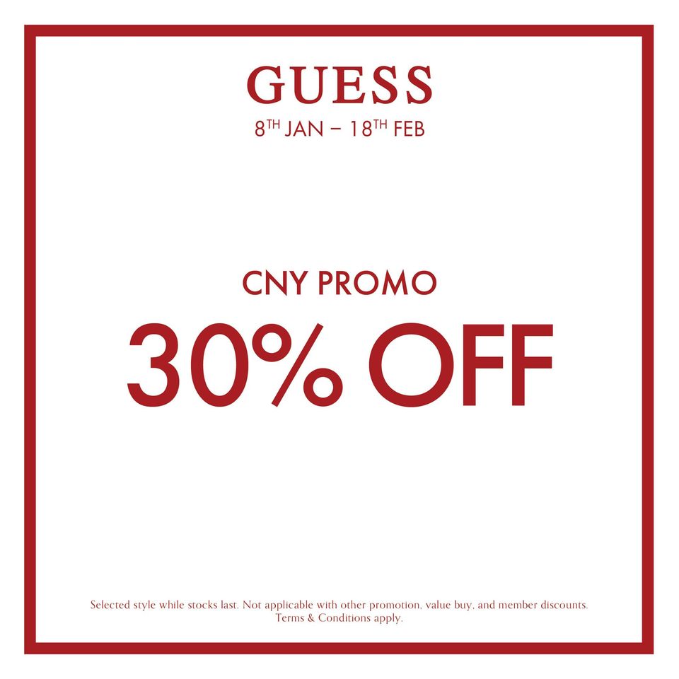 Promo guess best sale