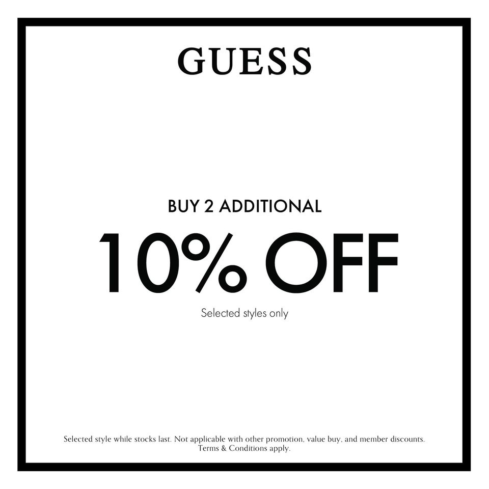 Guess promo on sale