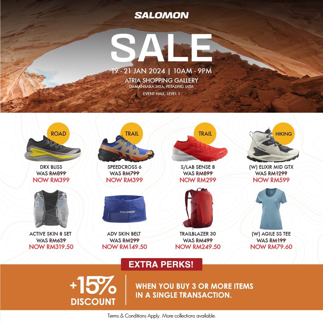 Salomon warehouse store sale