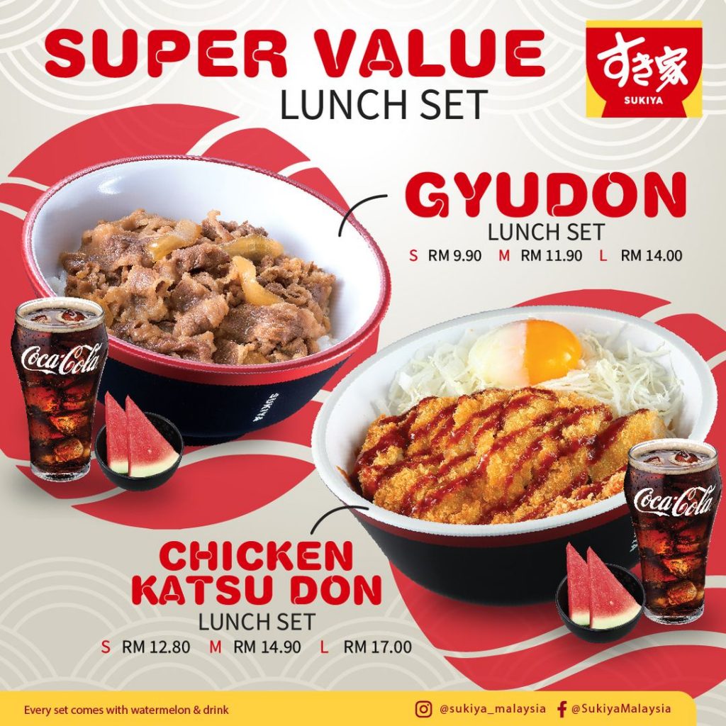 15 Jan 2024 Onward: Sukiya - Super Value Lunch Set Deal ...