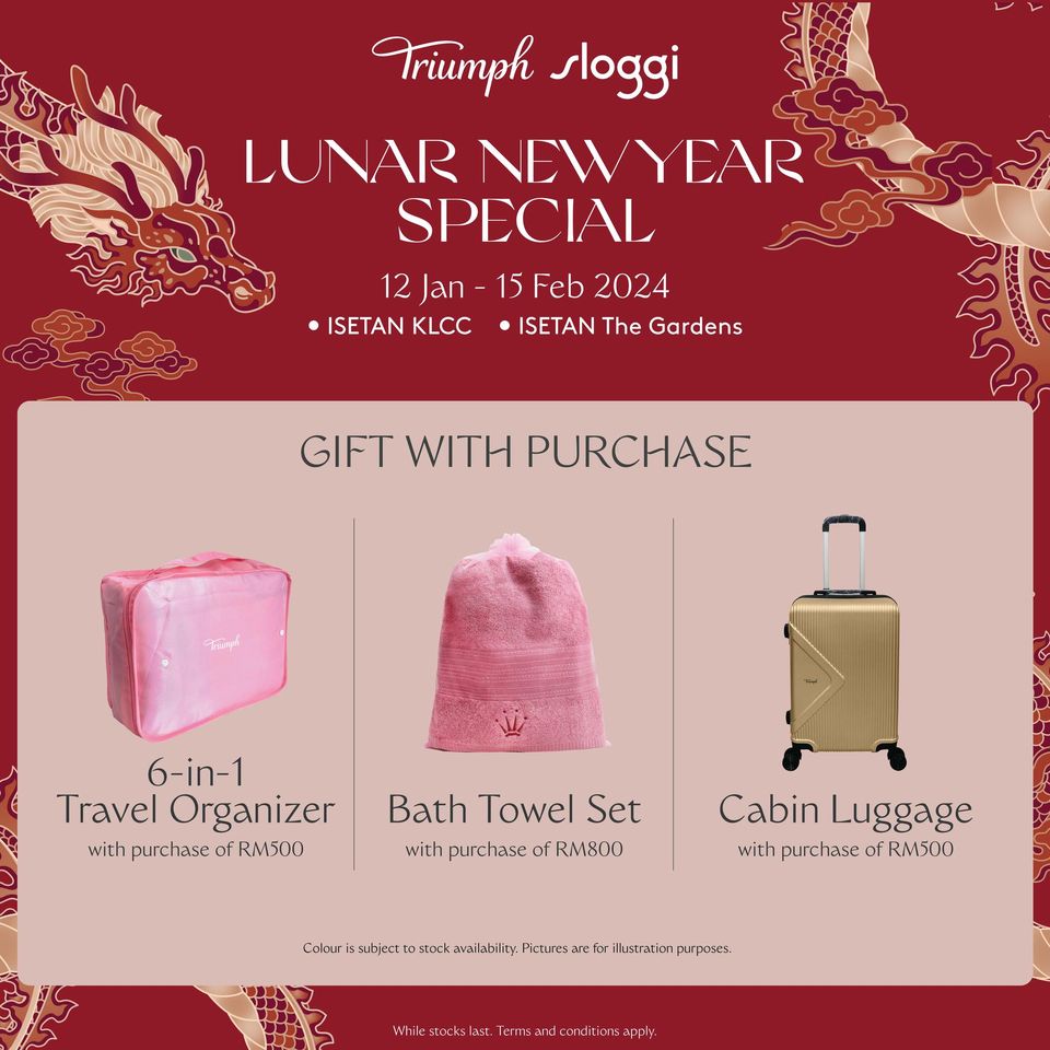 12 Jan-15 Feb 2024: Triumph & Sloggi - Lunar New Year Special at