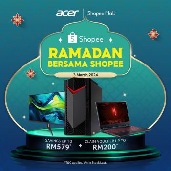 Acer-Ramadan-Bersama-Shopee-Sale-350x350 - Computer Accessories Electronics & Computers IT Gadgets Accessories Johor Kedah Kelantan Kuala Lumpur Malaysia Sales Melaka Negeri Sembilan Online Store Pahang Penang Perak Perlis Putrajaya Sabah Sarawak Selangor Terengganu 