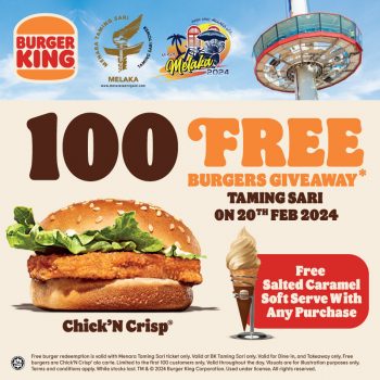 Burger-King-Free-Burgers-Giveaway-350x350 - Burger Events & Fairs Food , Restaurant & Pub Melaka 