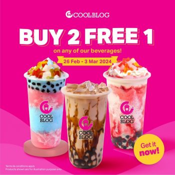 Coolblog-Buy-2-Free-1-Promo-350x350 - Beverages Food , Restaurant & Pub Johor Kedah Kelantan Kuala Lumpur Melaka Negeri Sembilan Pahang Penang Perak Perlis Promotions & Freebies Putrajaya Sabah Sarawak Selangor Terengganu 