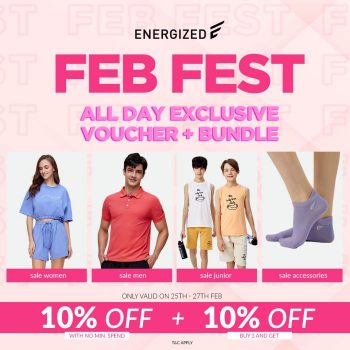 Energized-Feb-Fest-Sale-350x350 - Apparels Fashion Accessories Fashion Lifestyle & Department Store Johor Kedah Kelantan Kuala Lumpur Malaysia Sales Melaka Negeri Sembilan Online Store Pahang Penang Perak Perlis Putrajaya Sabah Sarawak Selangor Terengganu 