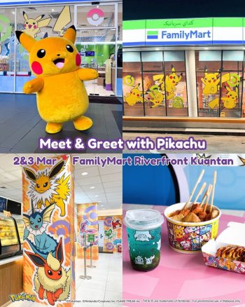 FamilyMart-Meet-Greet-with-Pikachu-350x438 - Events & Fairs Pahang Supermarket & Hypermarket 