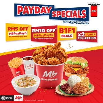 Marrybrown-Payday-Special-350x350 - Food , Restaurant & Pub Johor Kedah Kelantan Kuala Lumpur Melaka Negeri Sembilan Pahang Penang Perak Perlis Promotions & Freebies Putrajaya Sabah Sarawak Selangor Terengganu 