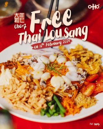 16 Feb 2024: OHO Mookata & Bar - Free Thai Lou Sang Promo ...