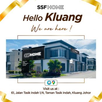 SSFHOME-Soft-Opening-Promotion-at-Kluang-Outlet-350x350 - Furniture Home & Garden & Tools Home Decor Johor Promotions & Freebies 