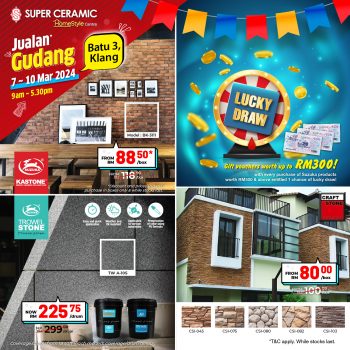 Super-Ceramic-Warehouse-Sale-19-350x350 - Building Materials Electronics & Computers Flooring Home & Garden & Tools Home Appliances Selangor Warehouse Sale & Clearance in Malaysia 
