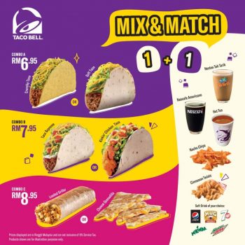 Taco-Bell-Mix-Match-Promo-350x350 - Food , Restaurant & Pub Johor Kedah Kelantan Kuala Lumpur Melaka Negeri Sembilan Pahang Penang Perak Perlis Promotions & Freebies Putrajaya Sabah Sarawak Selangor Terengganu 