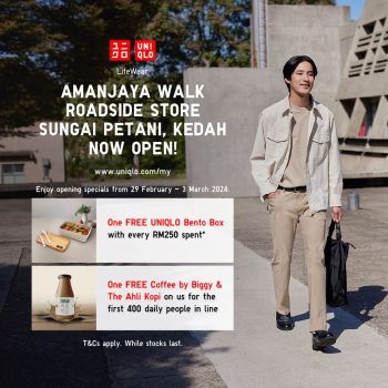 UNIQLO-Opening-Promo-at-Amanjaya-Walk-350x350 - Fashion Lifestyle & Department Store Kedah Promotions & Freebies 