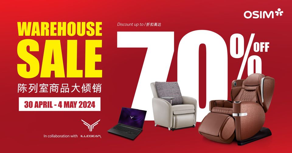 OSIM-Warehouse-Sale-2024 - Beauty & Health Kuala Lumpur Massage Selangor Treatments Warehouse Sale & Clearance in Malaysia 