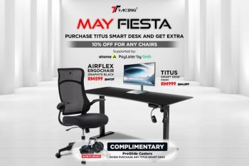 TTRacing-May-Fiesta-Special-350x233 - Computer Accessories Electronics & Computers IT Gadgets Accessories Johor Kedah Kelantan Kuala Lumpur Melaka Negeri Sembilan Pahang Penang Perak Perlis Promotions & Freebies Putrajaya Sabah Sarawak Selangor Terengganu 