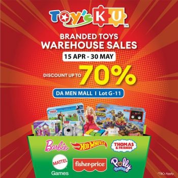 Toyskus-Branded-Toy-Warehouse-Sale-at-Da-Men-Mall-350x350 - Baby & Kids & Parenting Selangor Toys Warehouse Sale & Clearance in Malaysia 