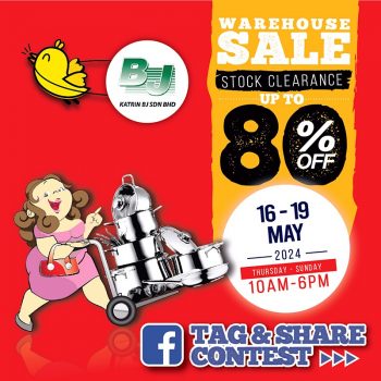 Katrin-BJ-Warehouse-Sale-2024-Tag-n-Share-Contest-01-350x350 - Dinnerware Home & Garden & Tools Home Decor Kitchenware Kuala Lumpur Putrajaya Selangor Warehouse Sale & Clearance in Malaysia 
