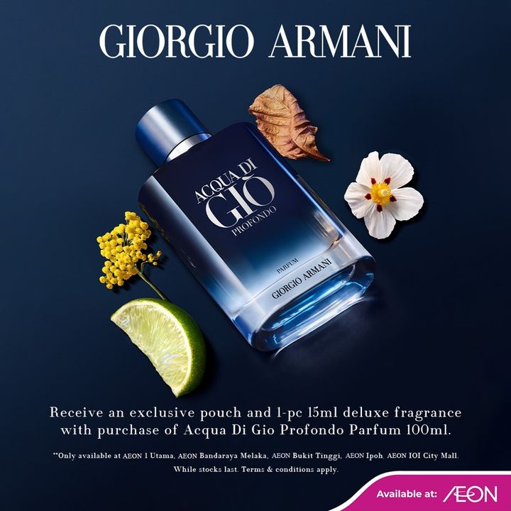 11 July 2024 Onward: Giorgio Armani Profondo Parfum Exclusive Offer ...