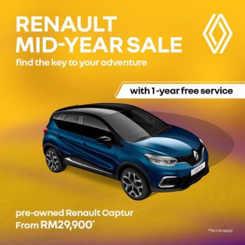 July Onward Renault Malaysia Mid Year Sale On Pre Owned Renault Captur