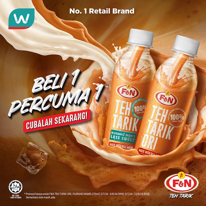 11 July 2024 Onward: Score a FREE F&N Malaysia Teh Tarik This July ...