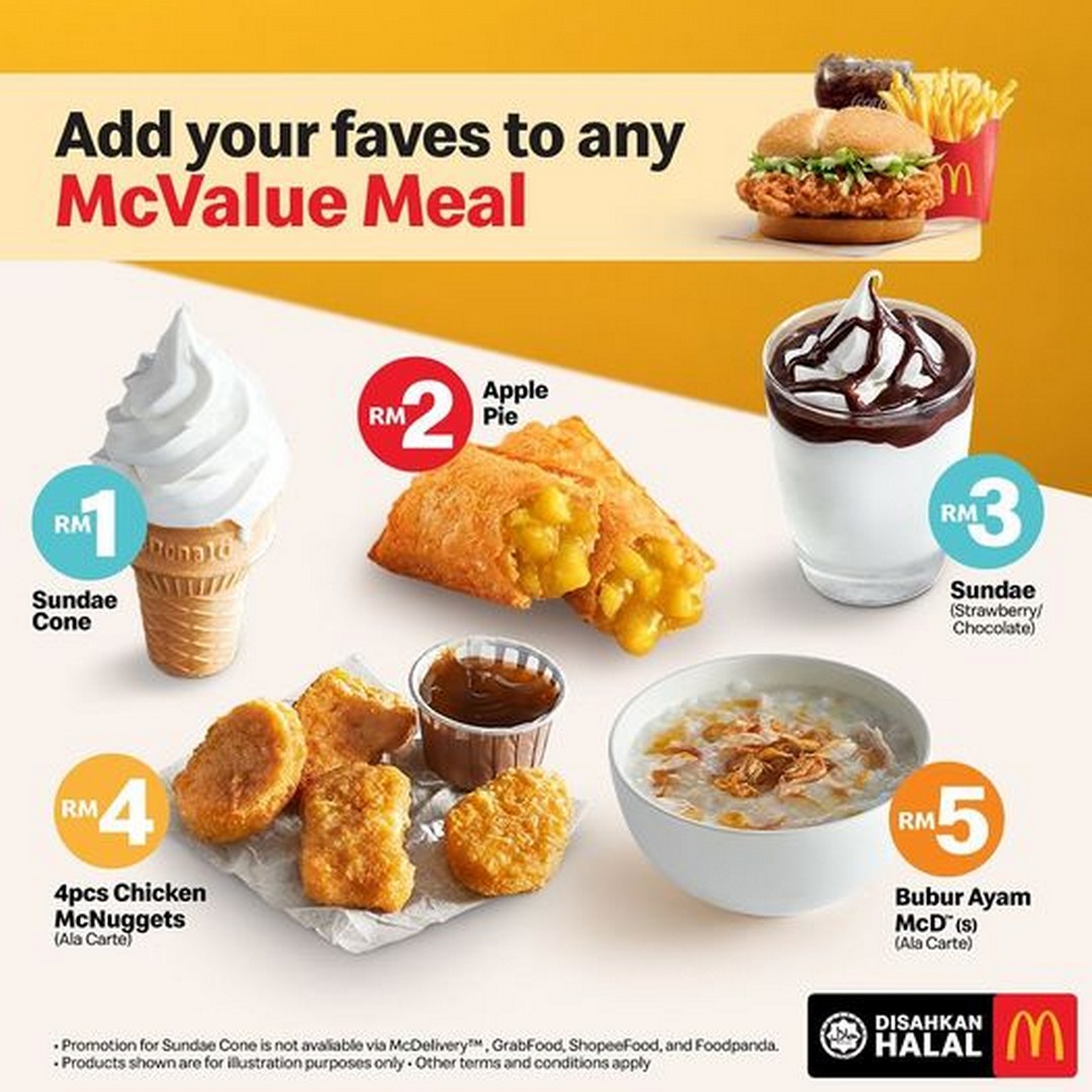 12 August 2024 Onward: McDonald’s Malaysia Promotion – Add Your Faves ...