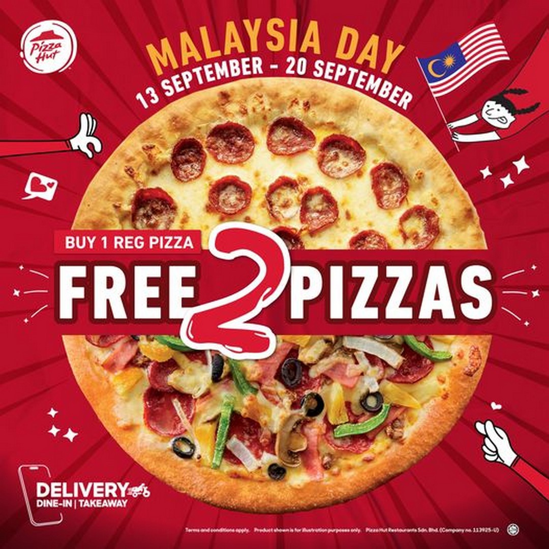 1320 September 2024 Pizza Hut Malaysia, Malaysia Day Celebration Sale