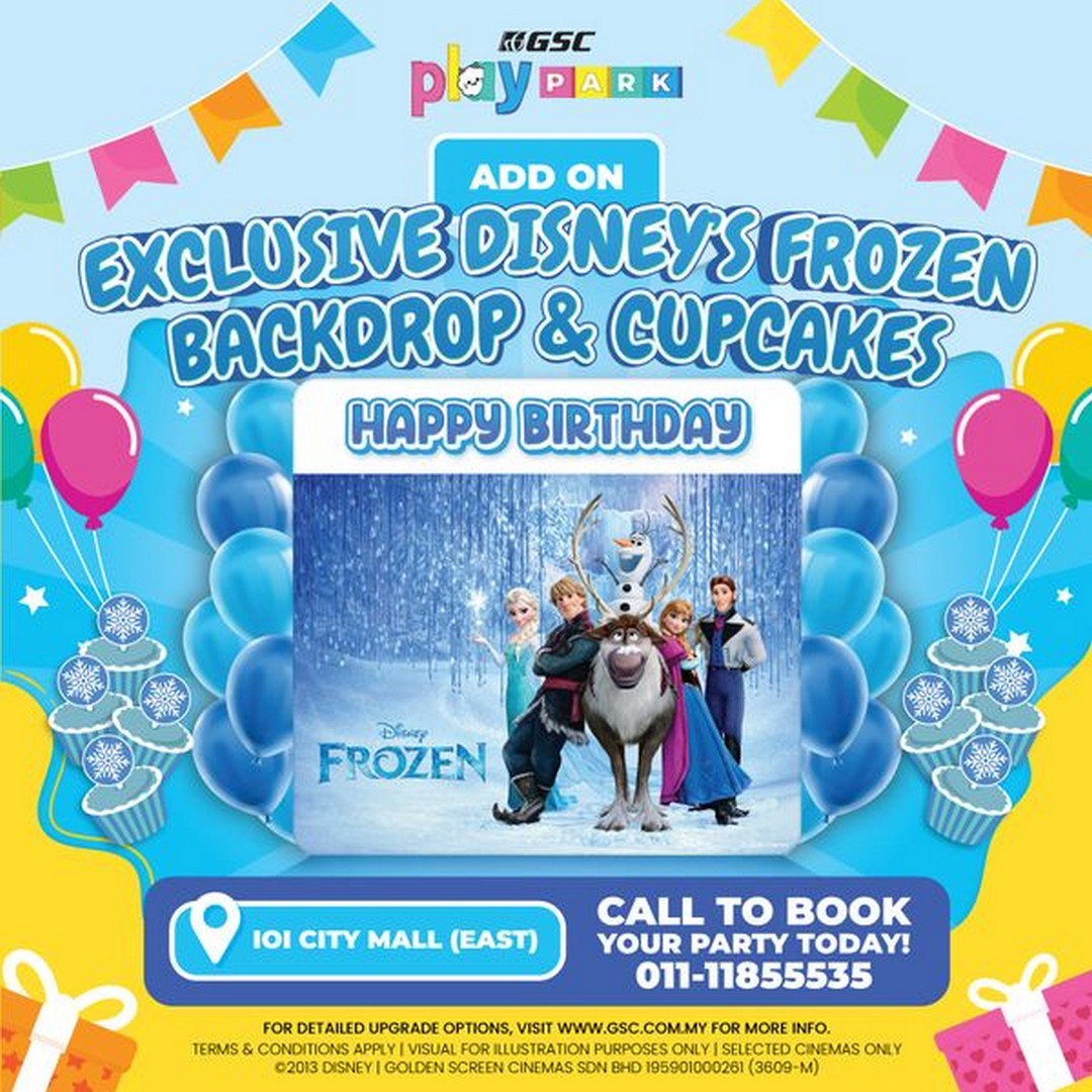 8 October 2024 onwards GSC IOI City Mall Putrajaya FrozenThemed