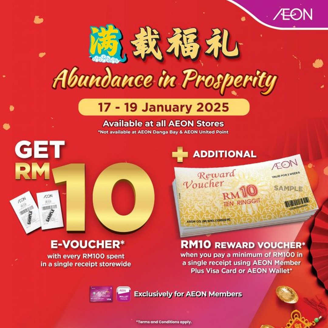 17-19 January 2025: AEON Chinese New Year 2025 Promotion – Double the ...