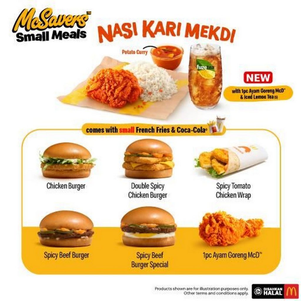 2 January 2025 Onwards McDonald’s McSavers Small Meals Promotion