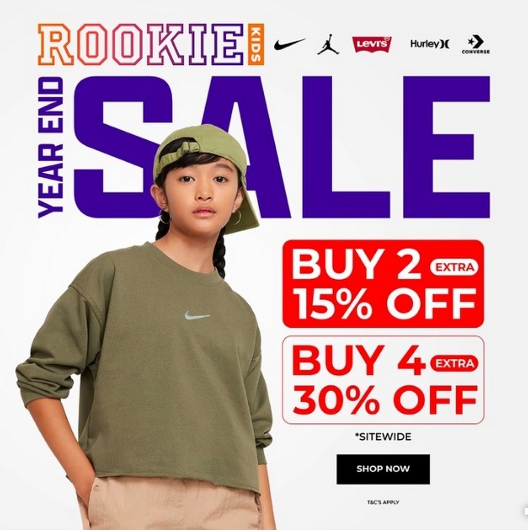 6 January 2025 onwards Rookie Malaysia YearEnd Sale Event Save Big