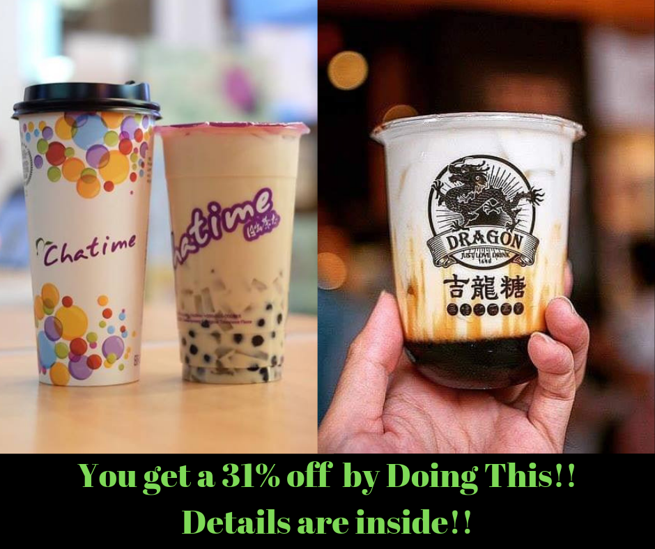 You Get A 31 Off At Chatime Chatto La Bodega Royaltea And Many More By Doing This Details Are Inside Everydayonsales Com News